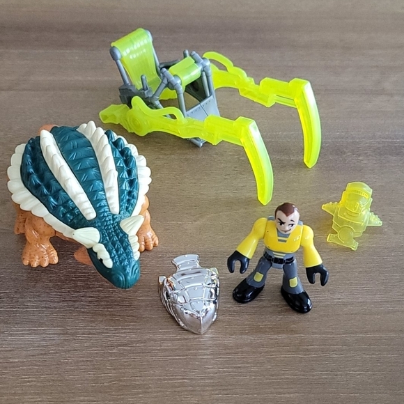 Fisher-Price Imaginext Ankylosaurus Dinosaur + - Picture 6 of 6